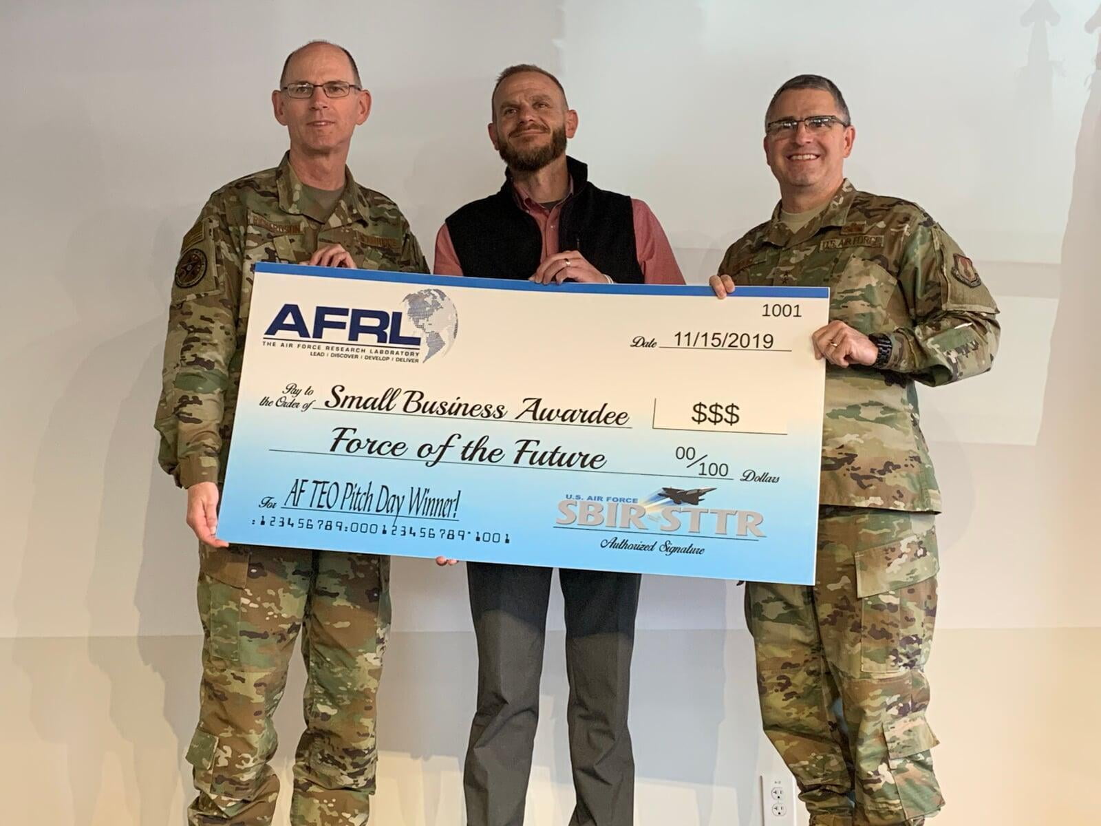 Big Awards for Small Business at the Air Force TEO Pitch Day Event